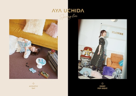 「AYA UCHIDA SPRING LIVE ACOUSTIC DAY / SWEET POP NIGHT」ビジュアル