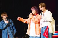 左から綾介、優、TAKA。（撮影：上溝恭香）