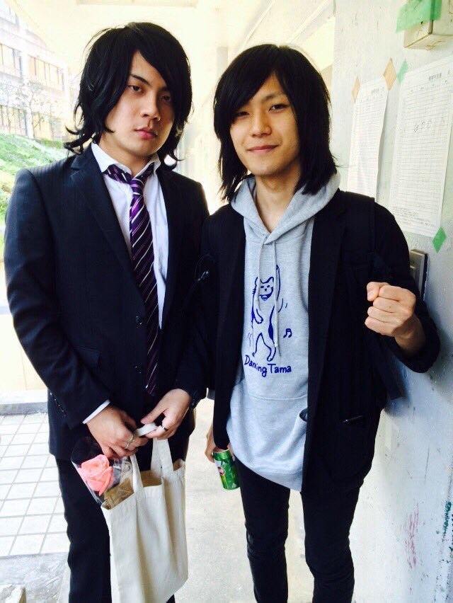 留年するのに卒業式に参加したもりもりもと（Dr, Cho）と一緒に。