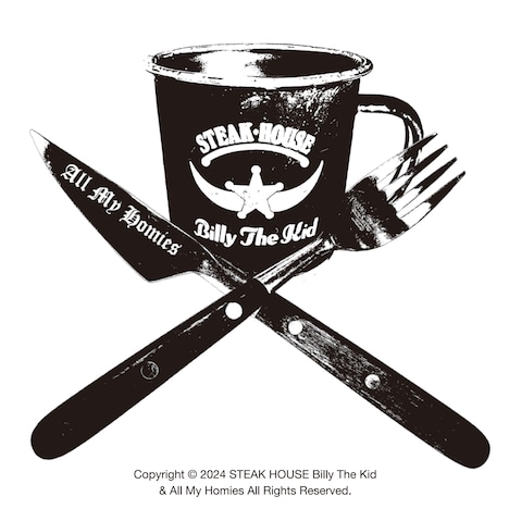 All My Homiesとビリー・ザ・キッドのコラボロゴ。