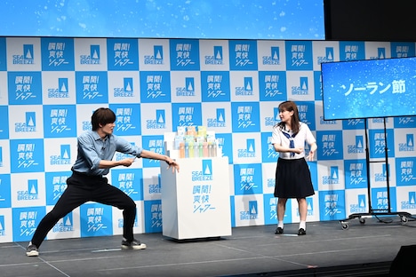 ジェスチャーゲームの様子。