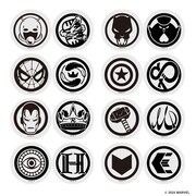 ブラインド缶バッジ2個セット 1320円(c)2024 MARVEL