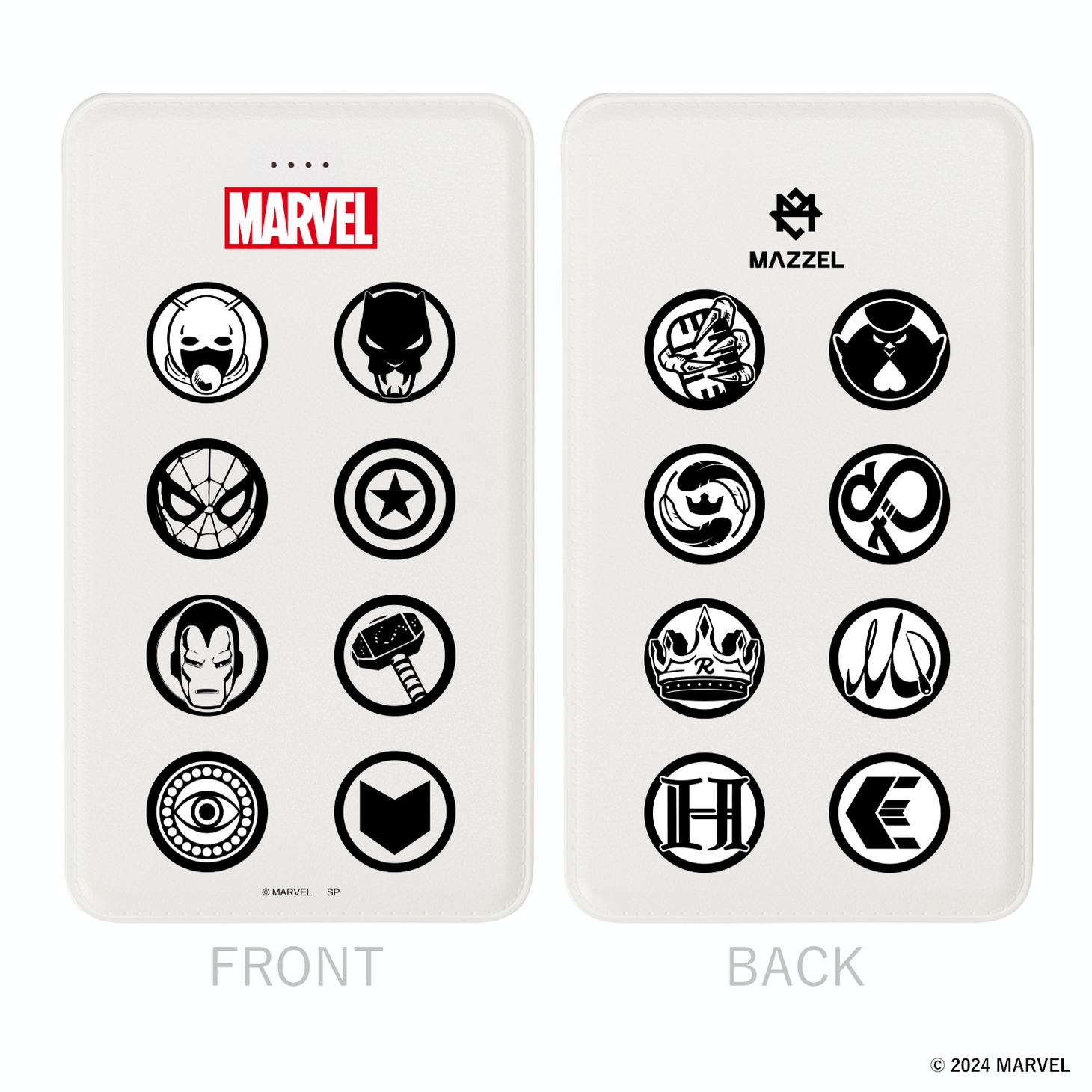 モバイルバッテリー 5500円（税込）(c)2024 MARVEL