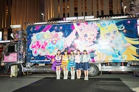 バズリウムトラック点灯式イベントの様子。