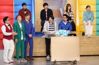 上段左から菊田竜大、秋山寛貴、山崎怜奈、丸山礼、下段左からYes!アキト、どんぐりたけし、サツマカワRPG、長田庄平、松尾駿。(c)フジテレビ