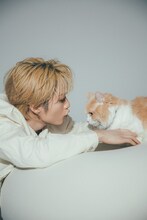 藤原樹とマース。