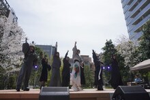 WHITE SCORPION「Satisfaction graffiti」リリース記念イベントの様子。(c)OVERSE