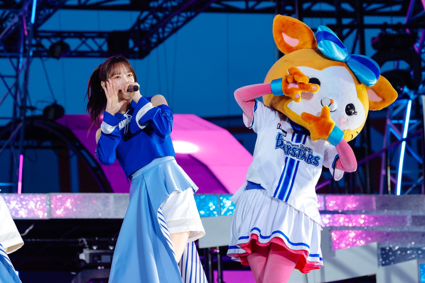 佐々木久美とDB.キララ。（撮影：上山陽介）