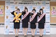 左から尾林結花、桐乃みゆ、的場華鈴、石浜芽衣。
