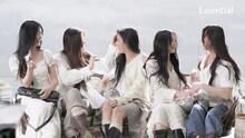 NewJeansを広告モデルに起用した「Essential Premium（エッセンシャル プレミアム）」CMメイキングより。