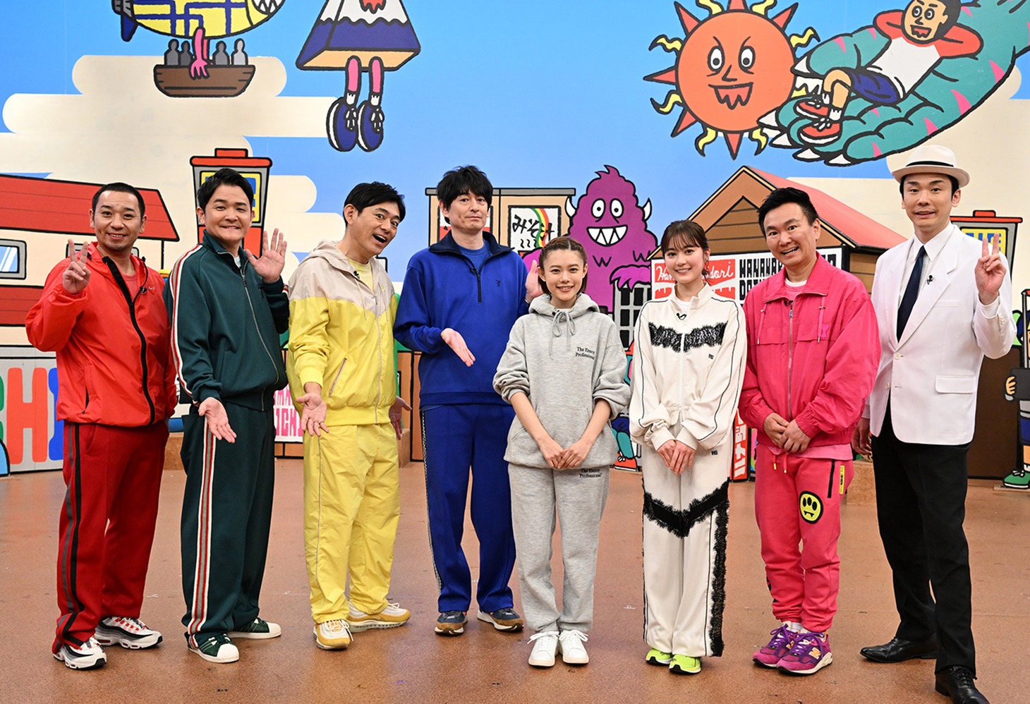 「火曜は全力！華大さんと千鳥くん」収録の様子。(c)カンテレ