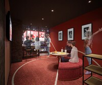 LaLa arena TOKYO-BAYのVIPエリアに設けられる「VIP BOX」（8部屋）。アリーナ側を向いて熱気を感じながら食事ができる。