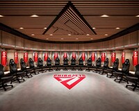 LaLa arena TOKYO-BAY内の千葉ジェッツのホームロッカー。