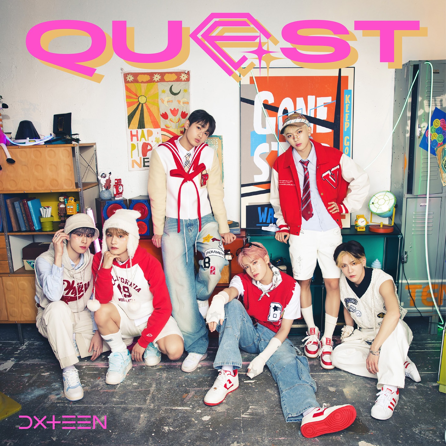 DXTEEN「Quest」初回限定盤Bジャケット (c)LAPONE Entertainment