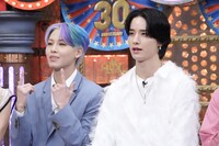 左から川尻蓮、佐藤景瑚（JO1）。(c)読売テレビ