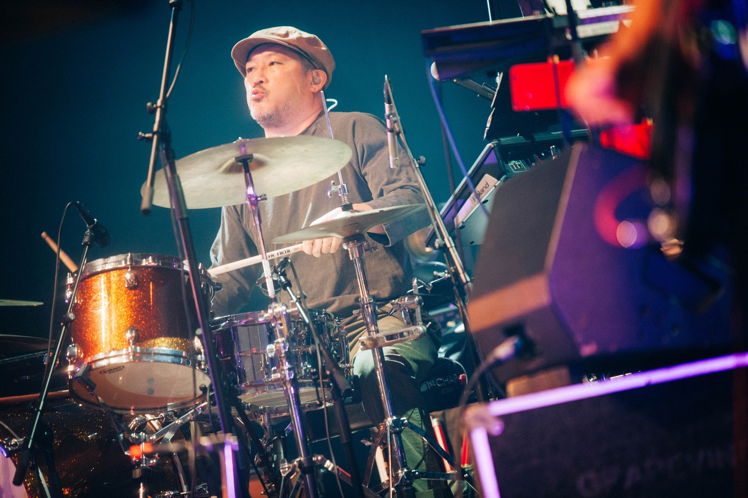 亀井亨（Dr / GRAPEVINE）（Photo by Kana Tarumi）