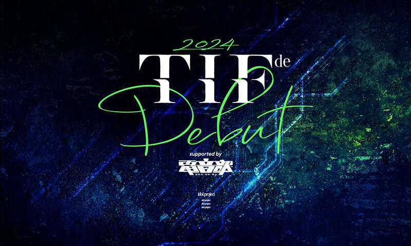 TIF de Debut2024 supported by Denonbuロゴ