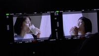 「カルピス」テレビCM「カルピスを飲んだ顔」編メイキングより。