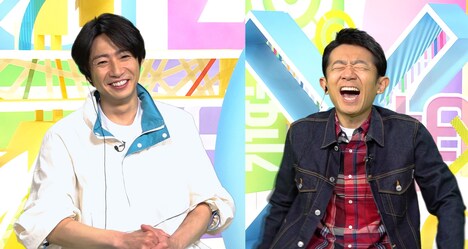 左から相葉雅紀（嵐）、えなりかずき。(c)フジテレビ