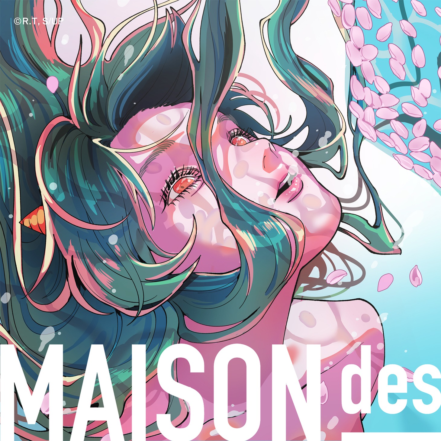 MAISONdes「春紛い feat. アユニ・D, ニト。」配信ジャケット