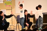 子供たちの退場の様子。