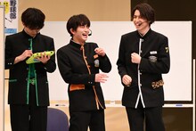 左からタクヤ、ハル、タカシ。