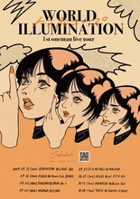 トンボコープ 1st oneman live tour「WORLD ILLUMINATION」フライヤー