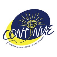 「LAWSON presents CHiCO 1st Zepp tour 2024 "CONTiNUE"」ロゴ