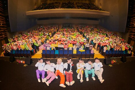 THE SUPER FRUITとフルファミ。（撮影：上溝恭香）