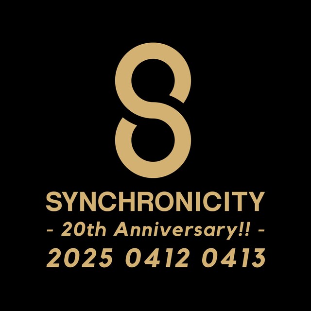 「SYNCHRONICITY'25 - 20th Anniversary!! -」ロゴ