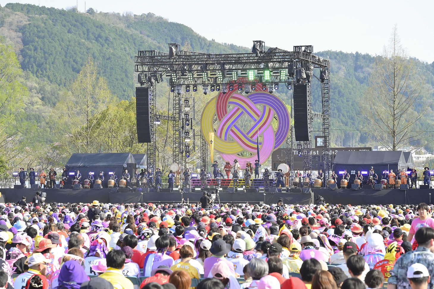 「亀岡光秀まつり」一部実演の様子。（撮影：高田真希子）