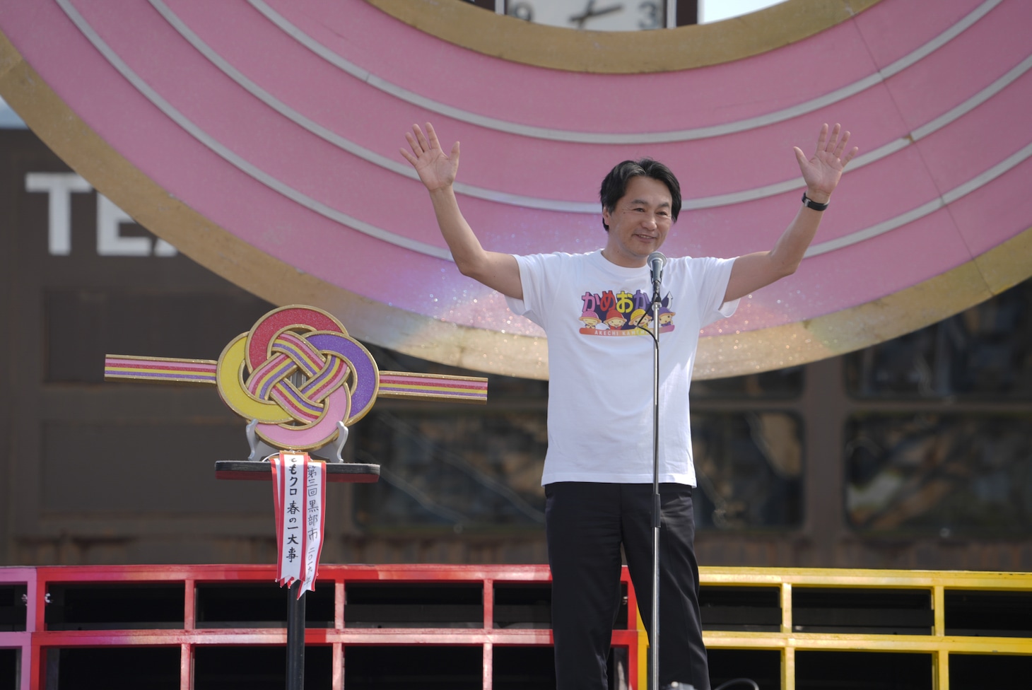 京都・亀岡市の桂川孝裕市長。（撮影：上飯坂一）