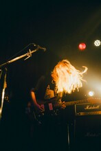 ART-SCHOOLサポートメンバーのやぎひろみ（G）。（Photo by renzo masuda）