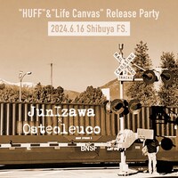「JunIzawa × Osteoleuco "HUFF"&"Life Canvas" Release Party」告知ビジュアル