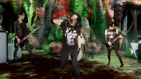 KLONNS「BEHERIT」ミュージックビデオのワンシーン。