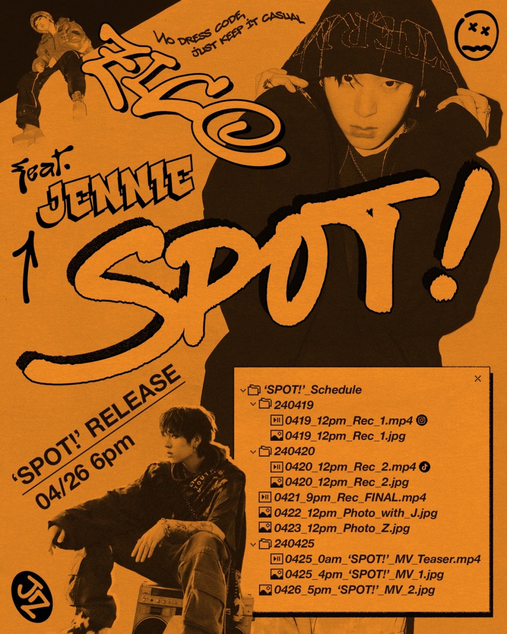 「SPOT!（feat.JENNIE）」プロモーションスケジューラー