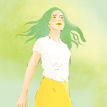 GOOD BYE APRIL「ニュアンスで伝えて feat. ヒグチアイ」配信ジャケット