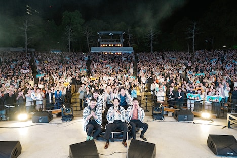 「never young beach show at 日比谷野外大音楽堂 -10th Anniversary-」の様子。（Photo by Asami Nobuoka）