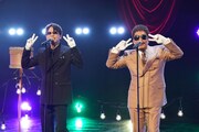 左から山崎育三郎、鈴木雅之。(c)日本テレビ
