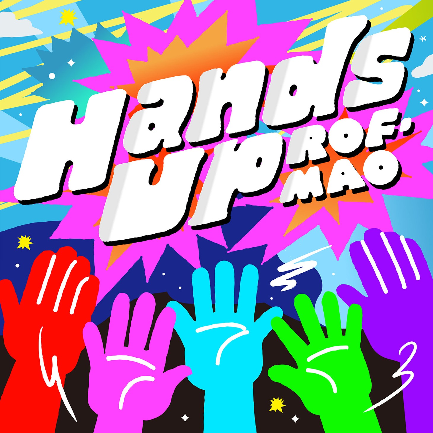 ROF-MAO「Hands Up」配信ジャケット