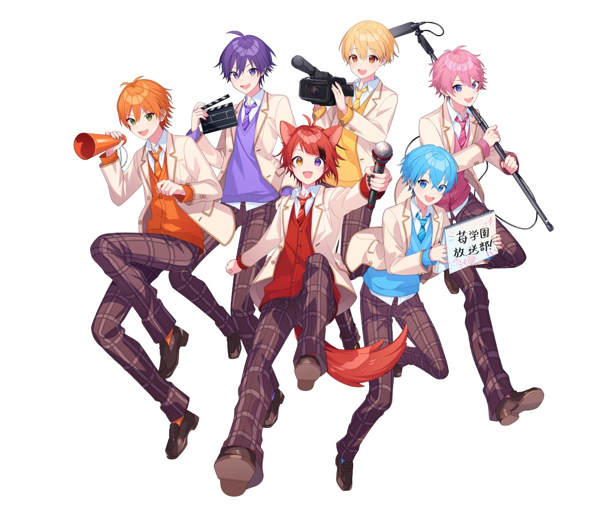 「全力挑戦！すとぷりnoりみっと -苺学園放送部-」キービジュアル (c)TBS