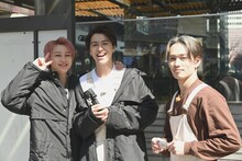 左からシューヤ、タカシ、マサヒロ。