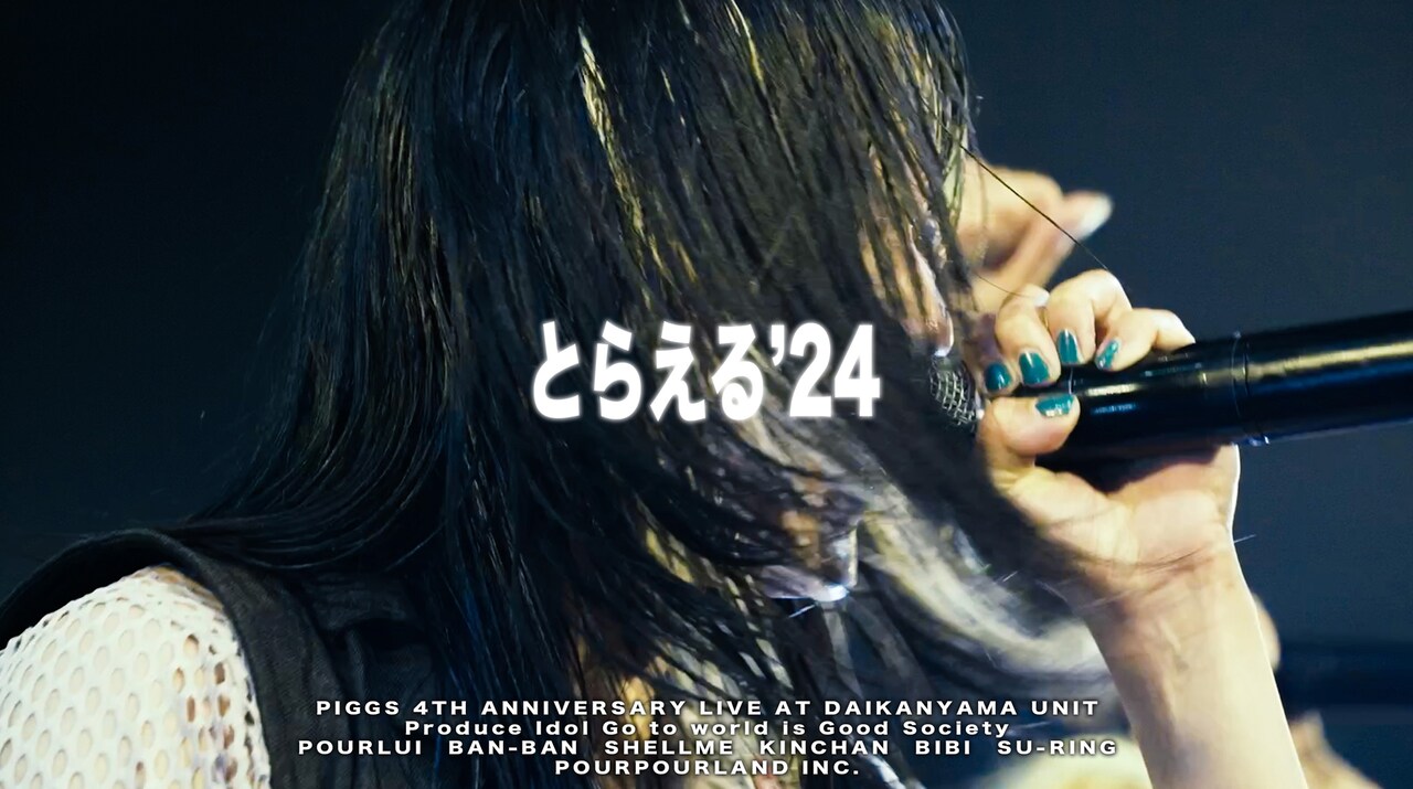 PIGGS「とらえる'24」ライブ映像のサムネイル。