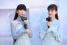 左からかしゆか、あ～ちゃん。