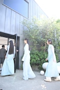退場するPerfume。