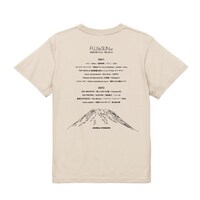 「FUJI & SUN'24」×JOURNAL STANDARDコラボTシャツ（白）のデザイン。
