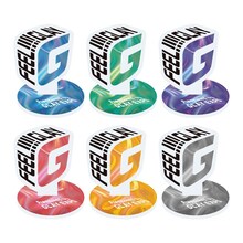 入場ノベルティ「FEEL!!!! GLAY ミニロゴアクリルスタンド」