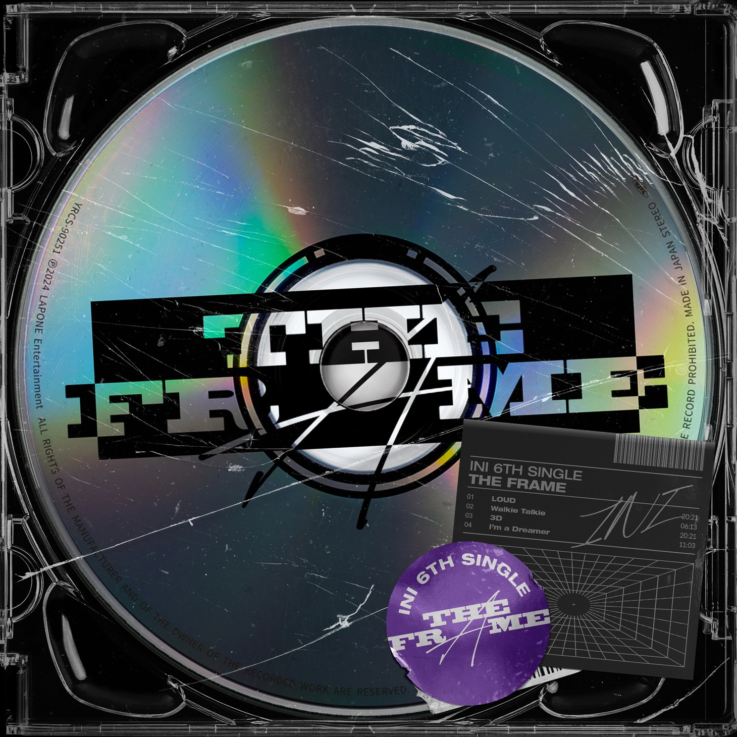 INI「THE FRAME」MULTI-FRAME ver.ジャケット