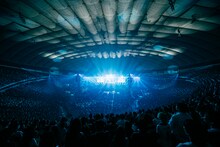 「THE YELLOW MONKEY SUPER BIG EGG 2024 "SHINE ON"」の様子。