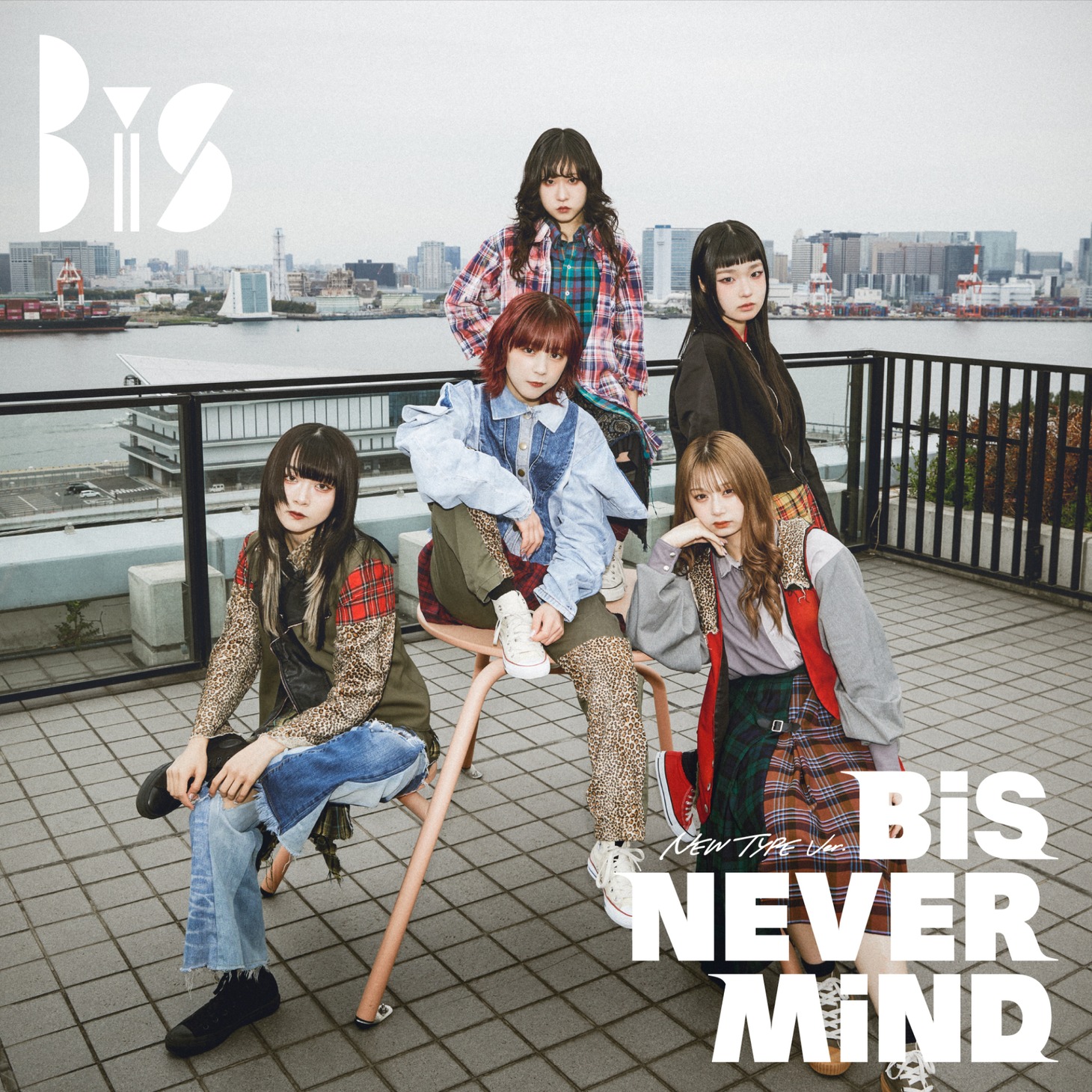 BiS「NEVER MiND（NEW TYPE Ver.）」ジャケット